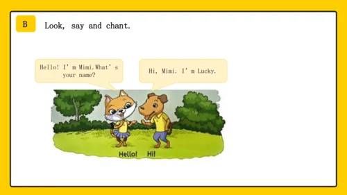 Unit1 Greetings Lesson1 课件(共20张PPT)