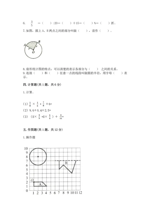 人教版六年级上册数学期末测试卷附完整答案【精品】.docx