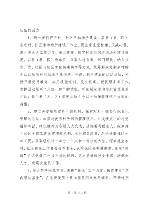 全县基层组织建设工作要点.docx