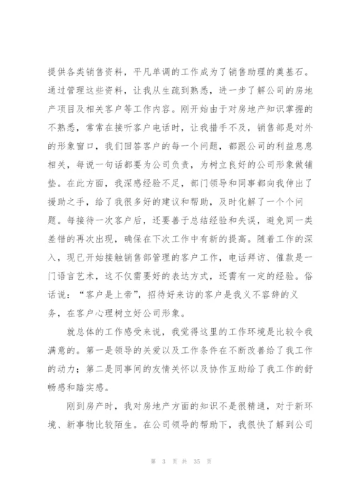 销售经理个人工作总结10篇.docx