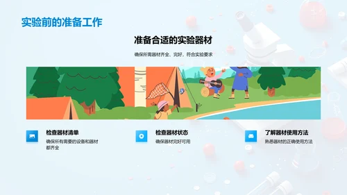 物理实验操作指导PPT模板