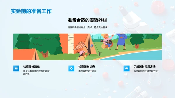 物理实验操作指导PPT模板