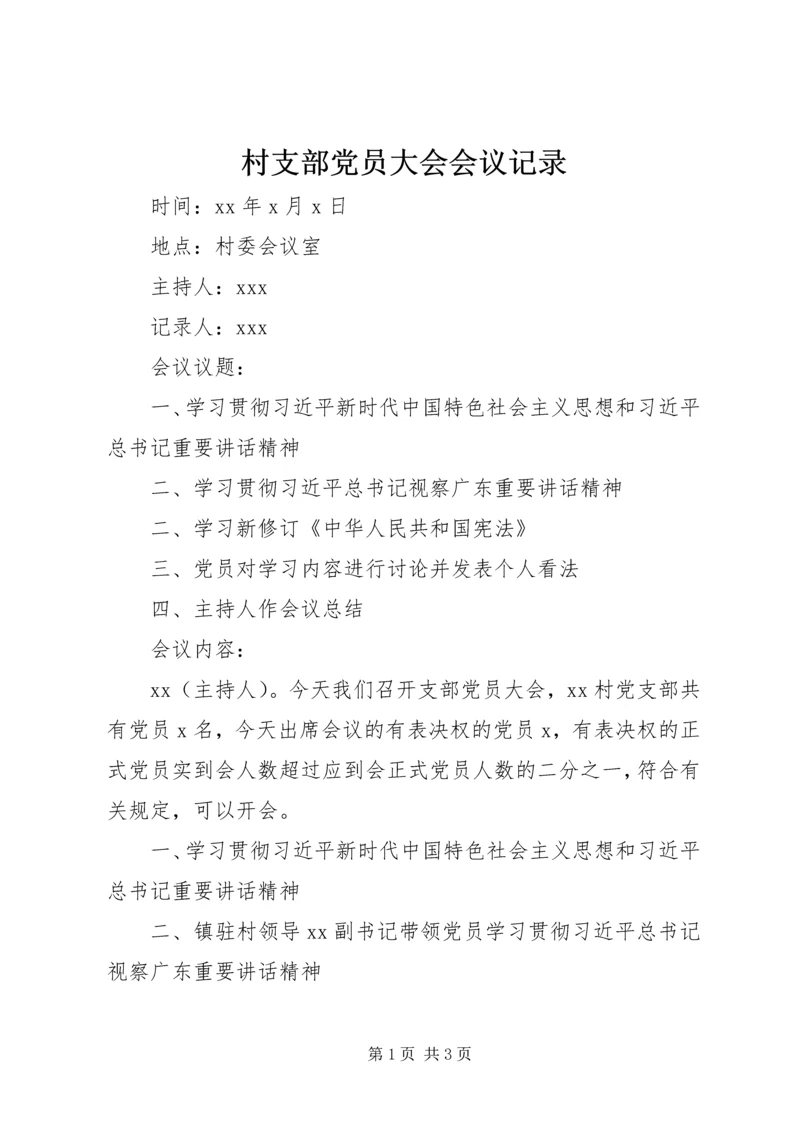 村支部党员大会会议记录 (2).docx