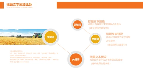 收割机农机现代农业新农村乡村振兴PPT