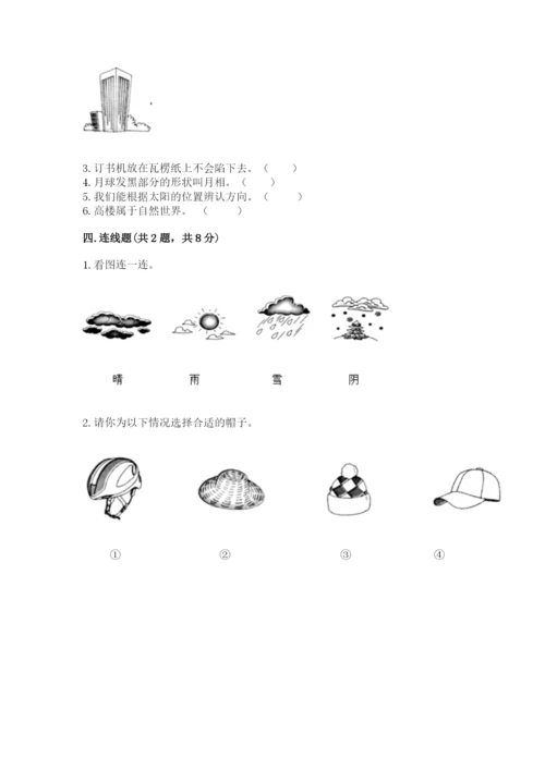 教科版科学二年级上册《期末测试卷》含完整答案【历年真题】.docx