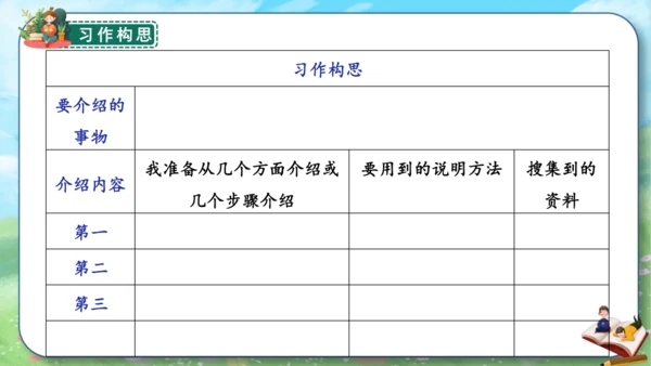 统编版2024-2025学年语文五年级上册第五单元习作指导介绍一种事物（课件）