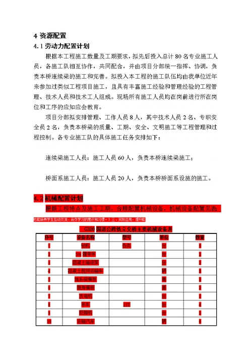 G320国道公跨铁立交桥连续梁施工方案doc 42页