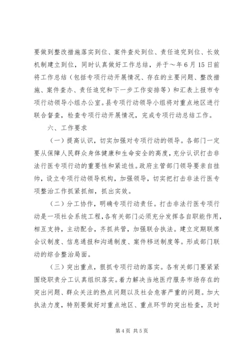 打击非法行医专项行动工作计划 (4).docx