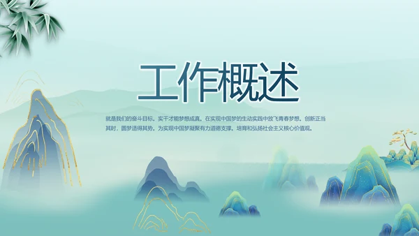 端午节中国风主题工作总结汇报动态PPT模板