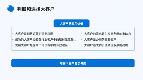 商务简约形状大客户管理PPT课件