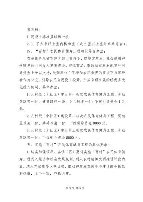 农民体育健身工程的意见 (2).docx