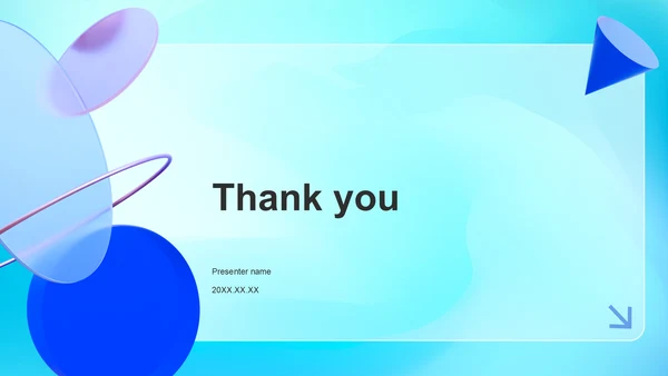 蓝色3D风企业竞争力分析报告PPT主题