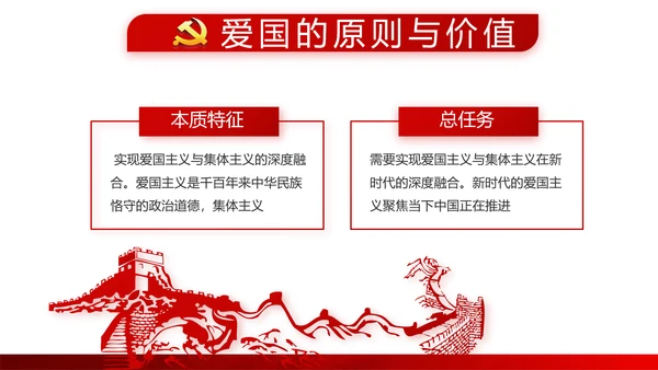 红色党建党支部年终总结述职报告学习教育PPT