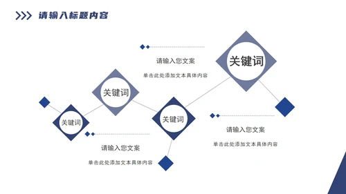 深蓝几何工作总结PPT模板