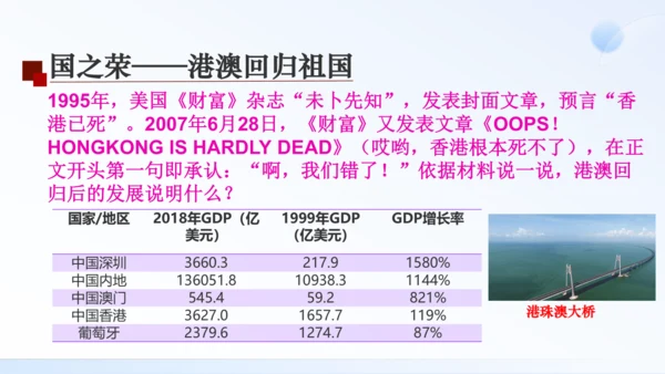 第13课 香港和澳门回归祖国 课件（共35张PPT）