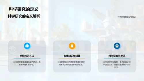新生科研方法讲解PPT模板