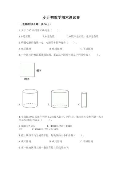 小升初数学期末测试卷（考点精练）.docx