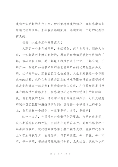 销售个人业务工作总结范文.docx