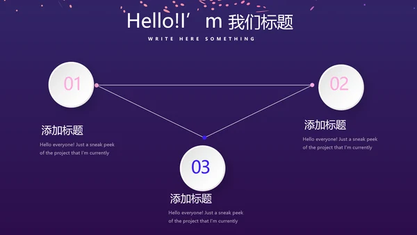 时尚微立体发布会工作总结商务通用PPT动态模板