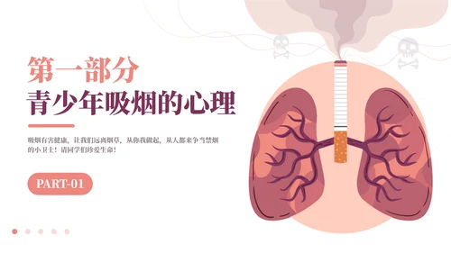 校园无烟日主题班会通用PPT
