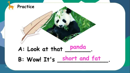 Unit3 At the zoo A let's talk 课件(共24张PPT)