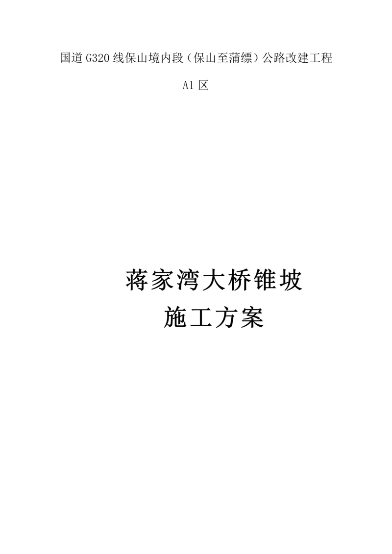 大桥锥坡综合施工专题方案.docx