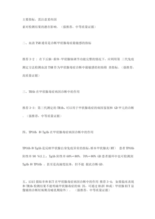 中国甲状腺功能亢进症和其他原因所致甲状腺毒症诊治指南(2022)要点.docx