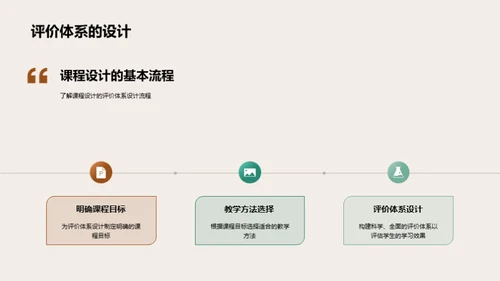 深化课程设计理解