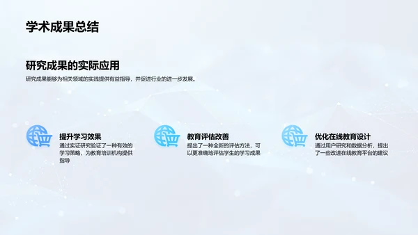毕业论文，成果展示通用PPT模板