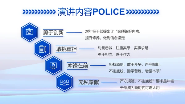 蓝色大气公安警察工作总结汇报动态PPT