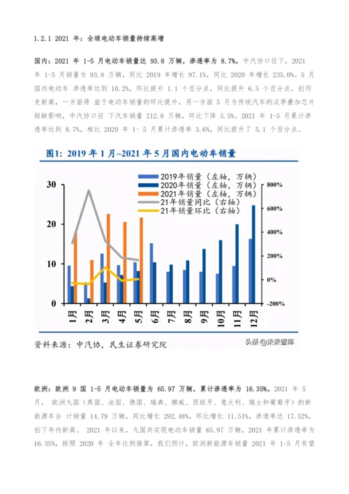 电动车行业中期策略-电动车渗透率提升-材料龙头加速一体化.docx