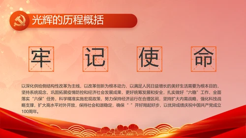 红色大气中国梦我的梦我的中国梦动态PPT模板