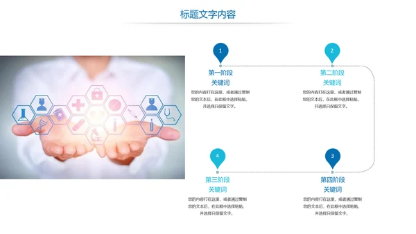 时尚医疗报告医学心脏研究工作汇报PPT模板