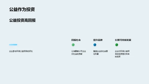 环保公益：企业新引擎