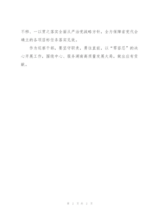 学习中共湖南省第十一届纪律检查委员会工作报告发言稿.docx