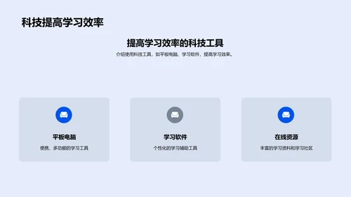 科技学习新策略PPT模板