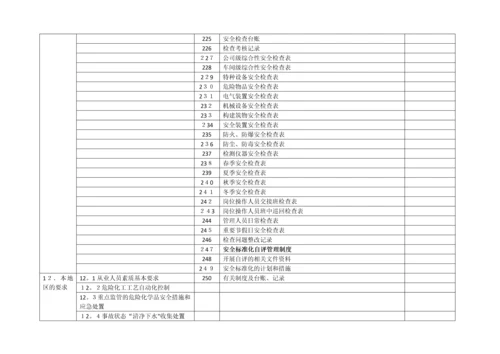 危化企业标准化创建工作内容(根据要求总结).docx