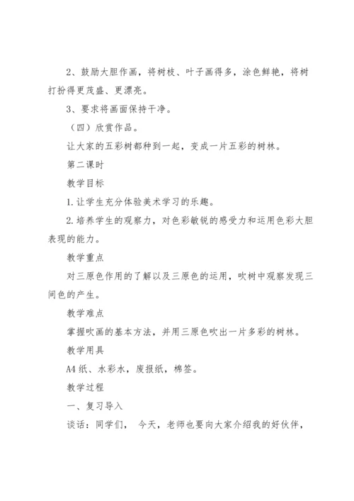 关于美术教案模板集合7篇.docx