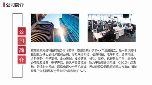 O2O社交电商招商宣传业务介绍PPT模板