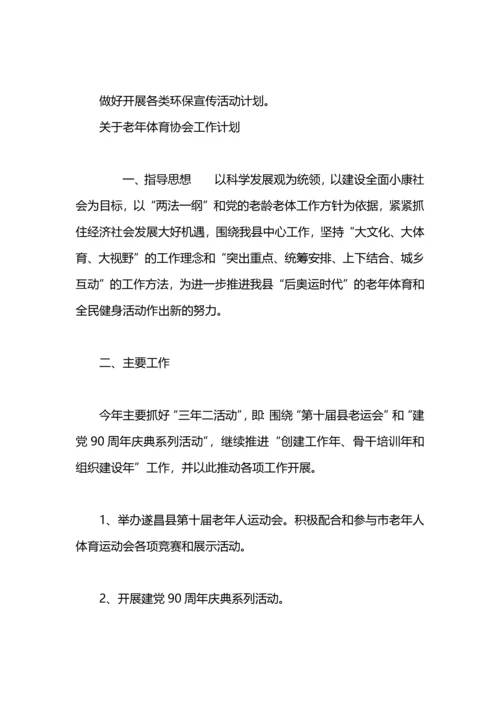 某县老年体育协会工作计划.docx