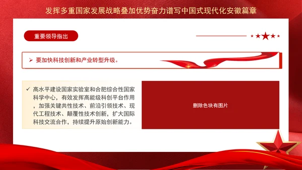 重要领导安徽考察强调发挥多重国家发展战略叠加优势奋力谱写中国式现代化安徽篇章PPT课件