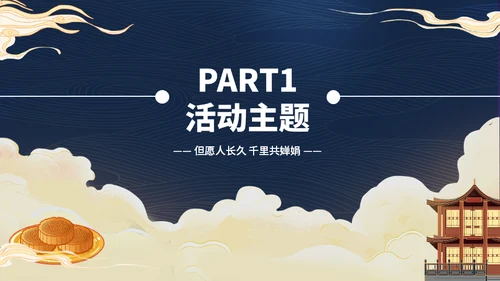 中秋节嫦娥奔月国潮活动策划通用PPT模板