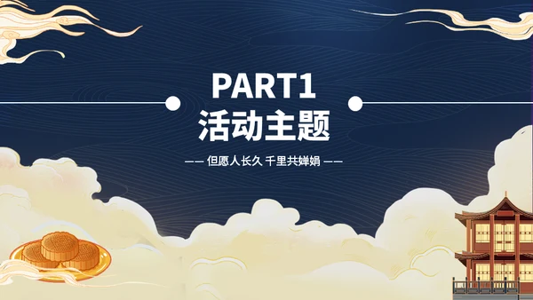 中秋节嫦娥奔月国潮活动策划通用PPT模板