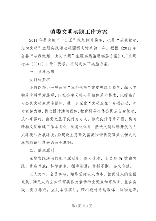 镇委文明实践工作方案.docx