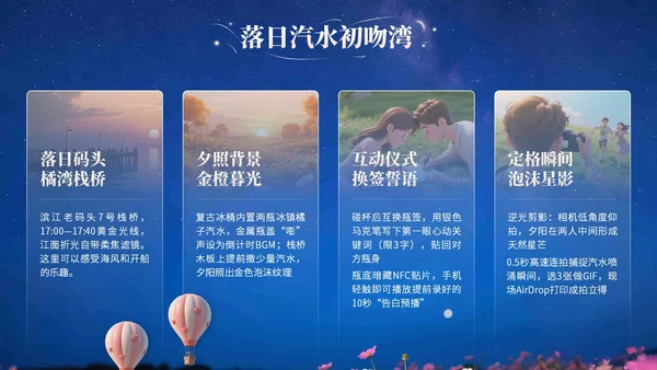 浅橙色3D立体风七夕浪漫约会策划PPT模版