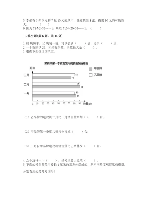 苏教版四年级上册数学期末测试卷（综合题）.docx
