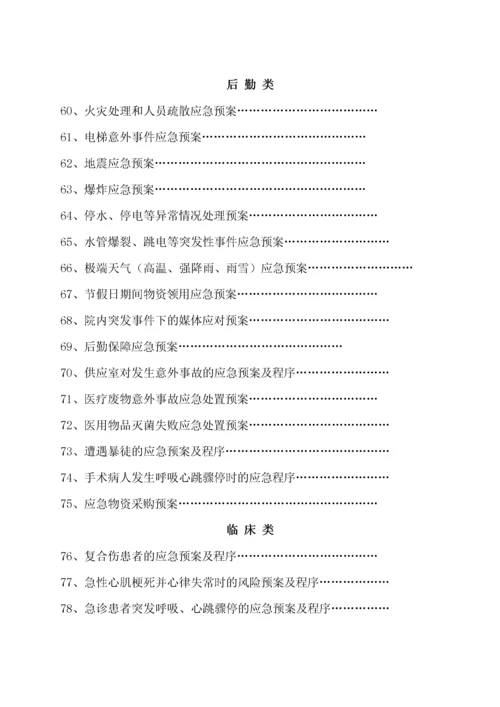医院应急预案汇编(DOC 160页).docx