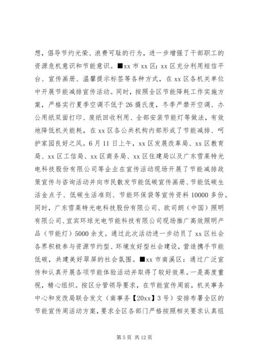 公共机构节能宣传周活动简报.docx