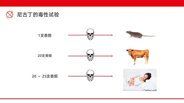 红色水彩简约商务控烟企业培训PPT课件禁烟