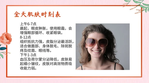 日常美容小知识总结PPT模板